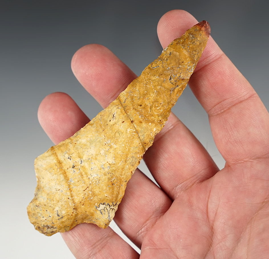 4 5/16" Stemmed Knife found in the Deep South.