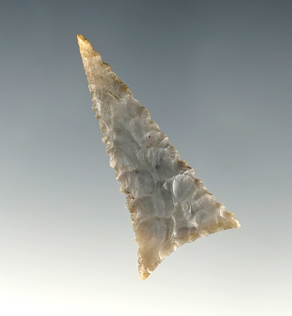 Finely serrated 1 11/16" Ft. Ancient Triangle. Well made example.