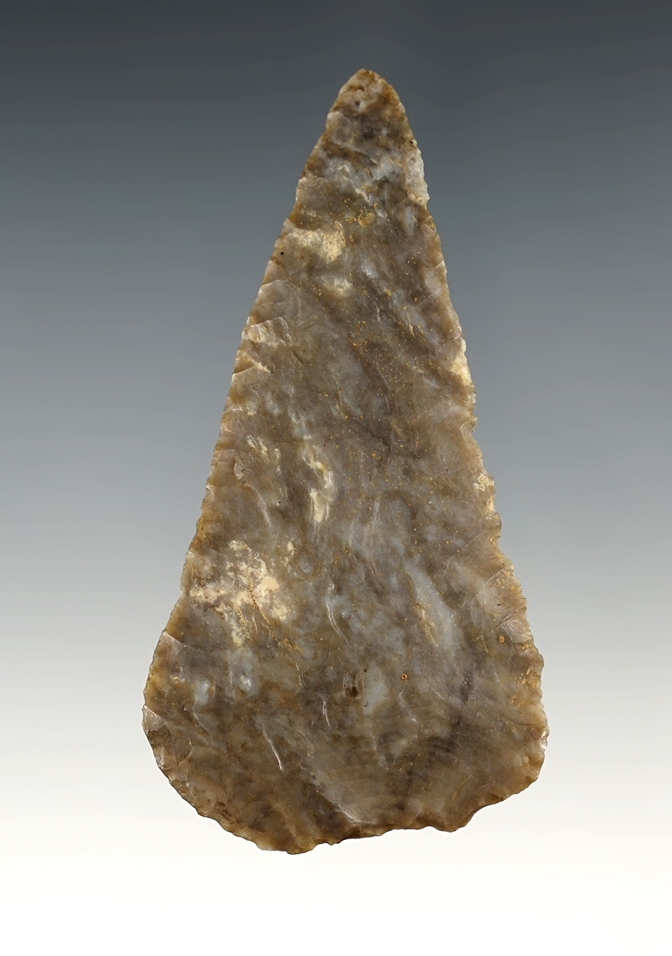 3" Extremely thin Beveled Knife. Great workmanship. Found in Scioto Co., Ohio.