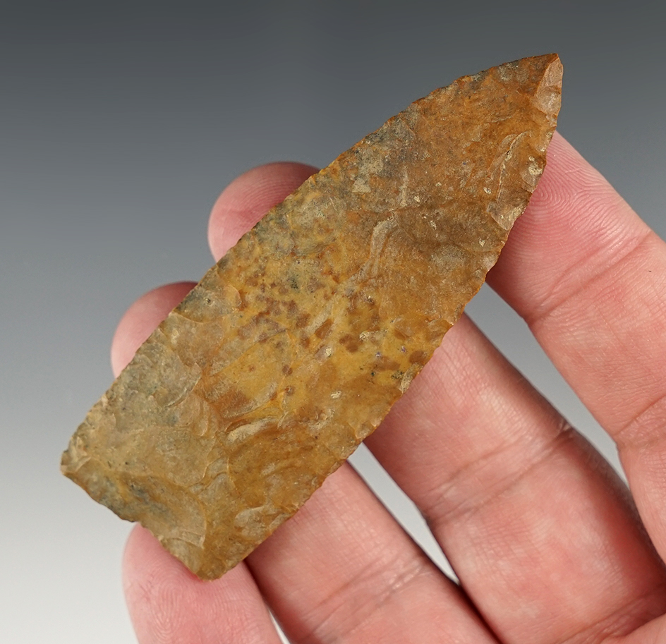 3 1/8" Creek Stained Copena found in Perry Co., Tennessee. Well made relic.