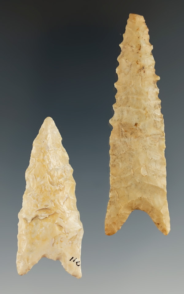 Pair of Daltons found in Illinois, largest is 2 5/8".