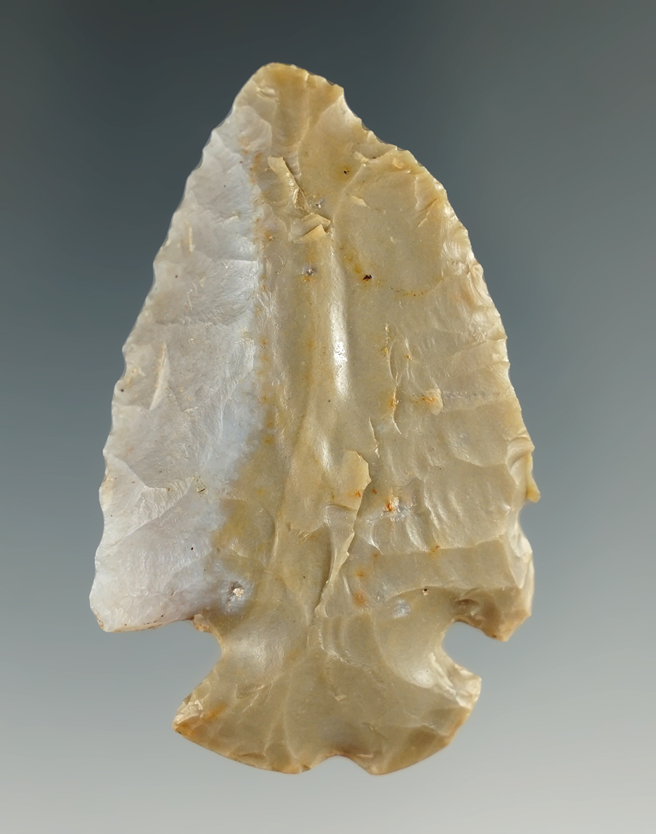 2 1/4" Notched Base Dovetail found in Cass Co., Indiana.