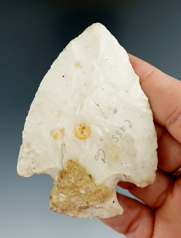 3" Hopewell Snyders found in Cass Co., Illinois. Comes with a Motley COA.