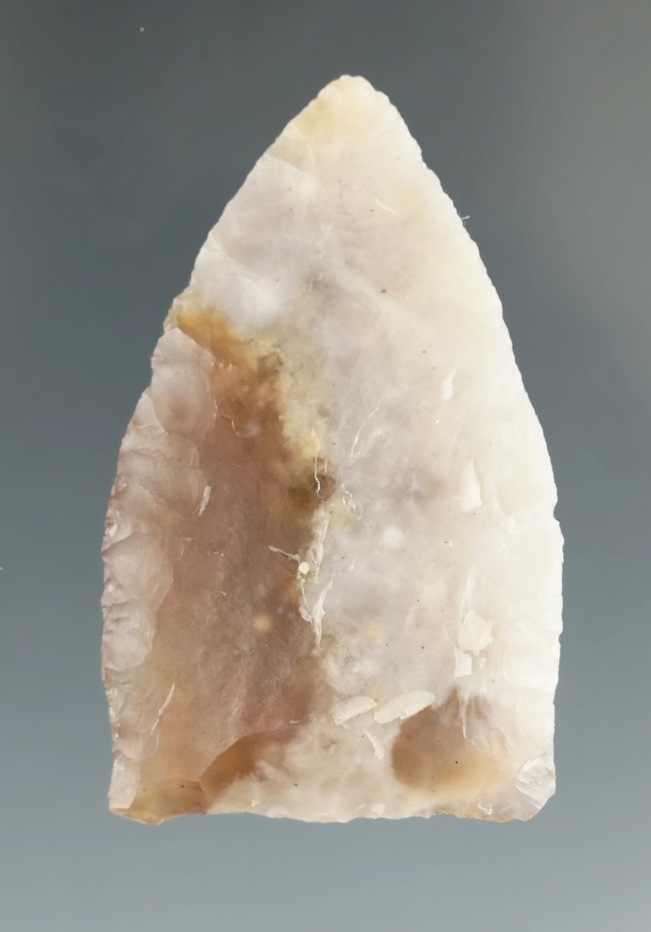 Beautiful material and flaking on this 1 11/16" agate Knife - John Day Rapids, Klickitat Co., Washin