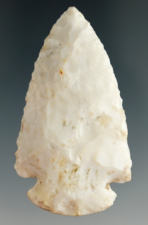 2 3/8" Dovetail that is nicely beveled found in Pike Co., Illinois.