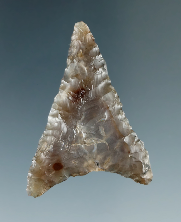 1 3/4" Mule Ear Knife, found near the mouth of the Deschutes River, Sherman Co., Oregon.