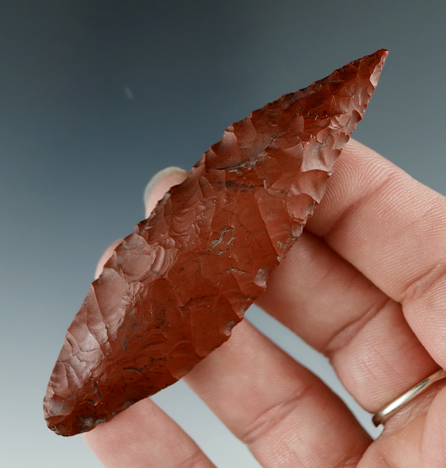 3 1/4" Cascade made from Red Jasper, found near the Columbia River.