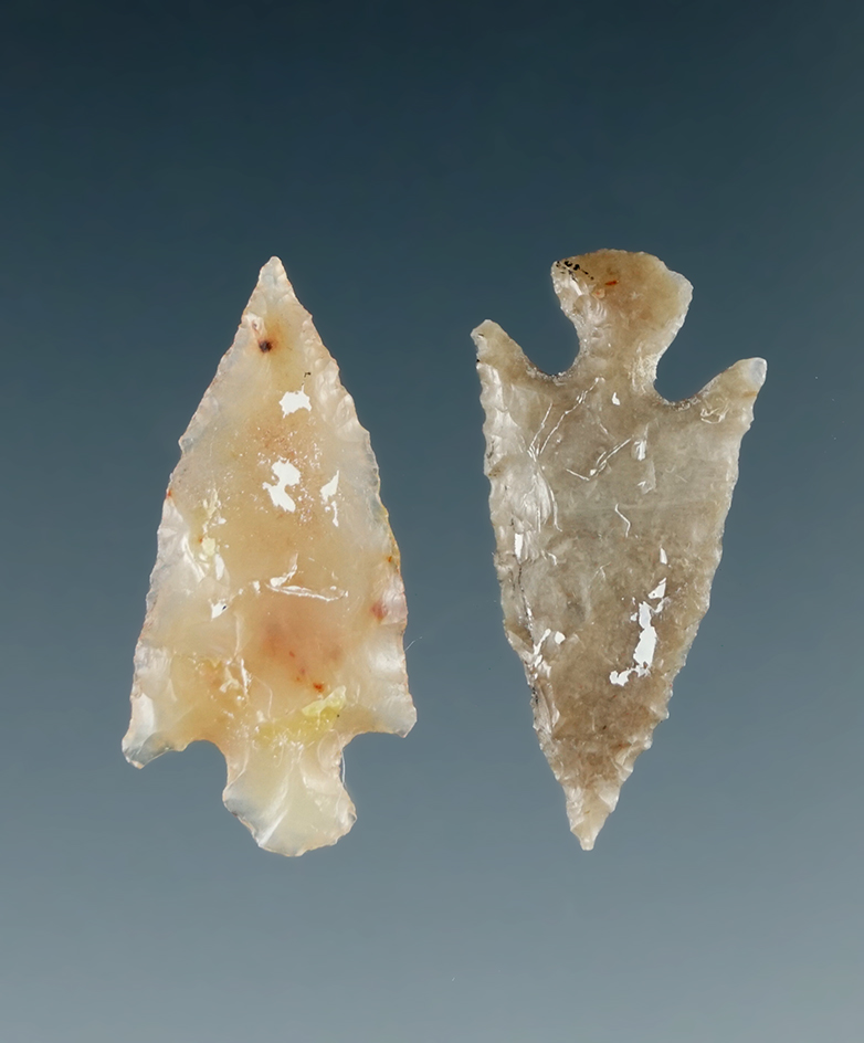 Pair of Daggers found in the 1950's in Umatilla, Oregon. Largest is 3/4".