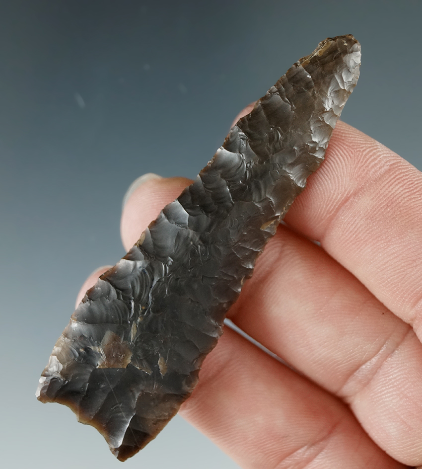 2 1/2" Knife made from Brown Jasper, found near the Columbia River.