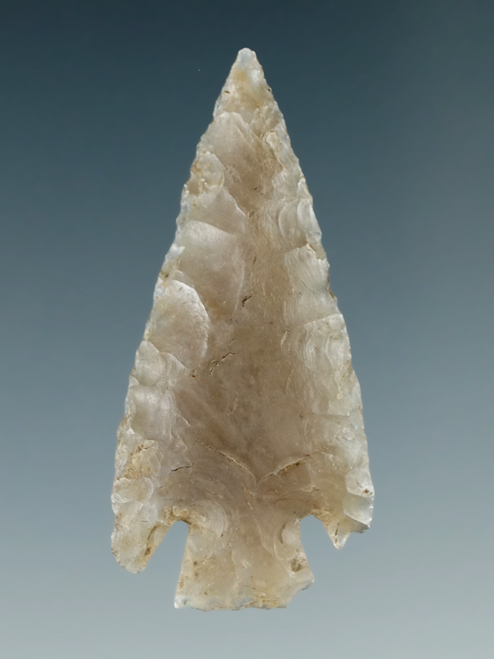 1 1/2" Semi-translucent Eastgate found near The Dalles, Oregon.