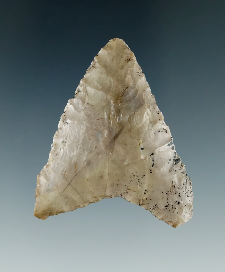 1 3/4" Mule Ear Knife made from Agate, found near the Columbia River.