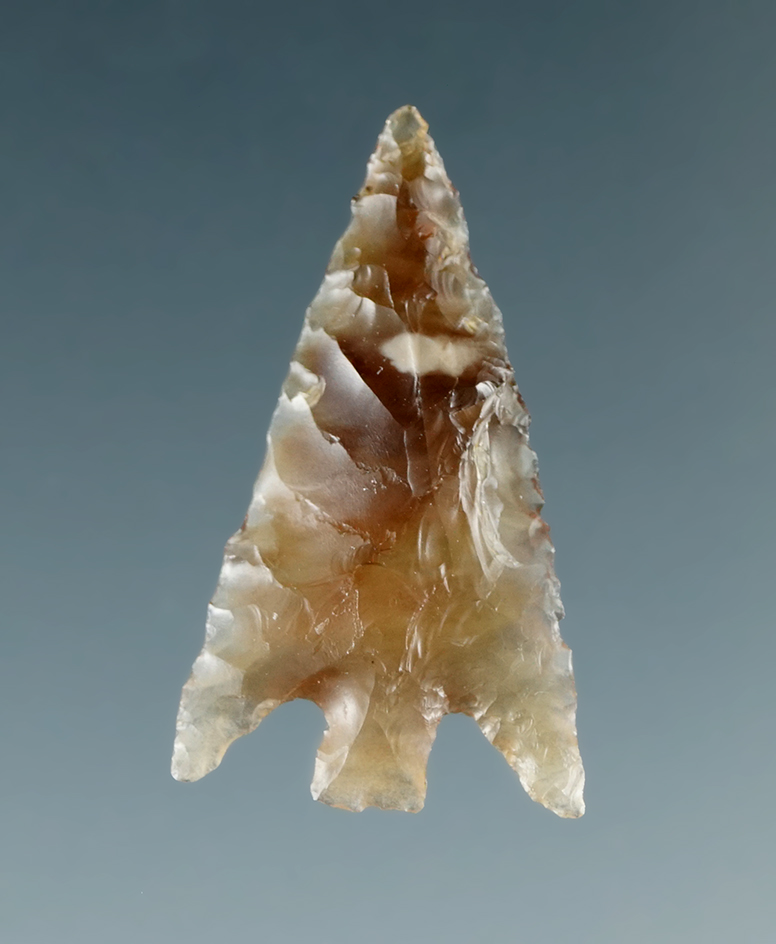 1" Columbia Plateau made from semi-translucent Agate, found near the Columbia River.