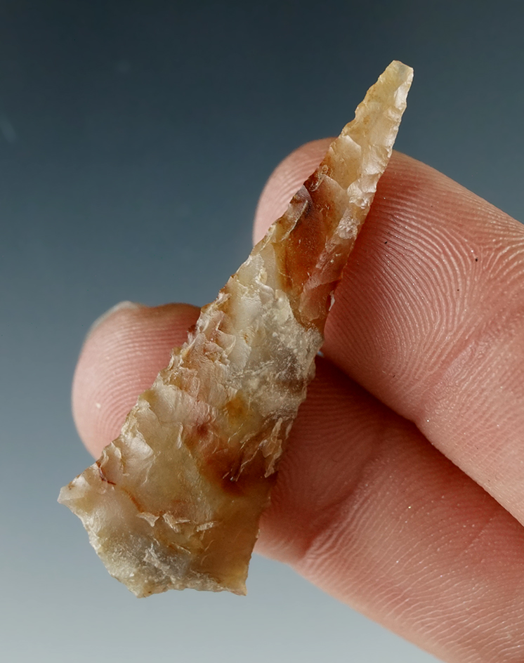 1 11/16" Semi-translucent Rabbit Island found near Sauvies Island, Oregon.