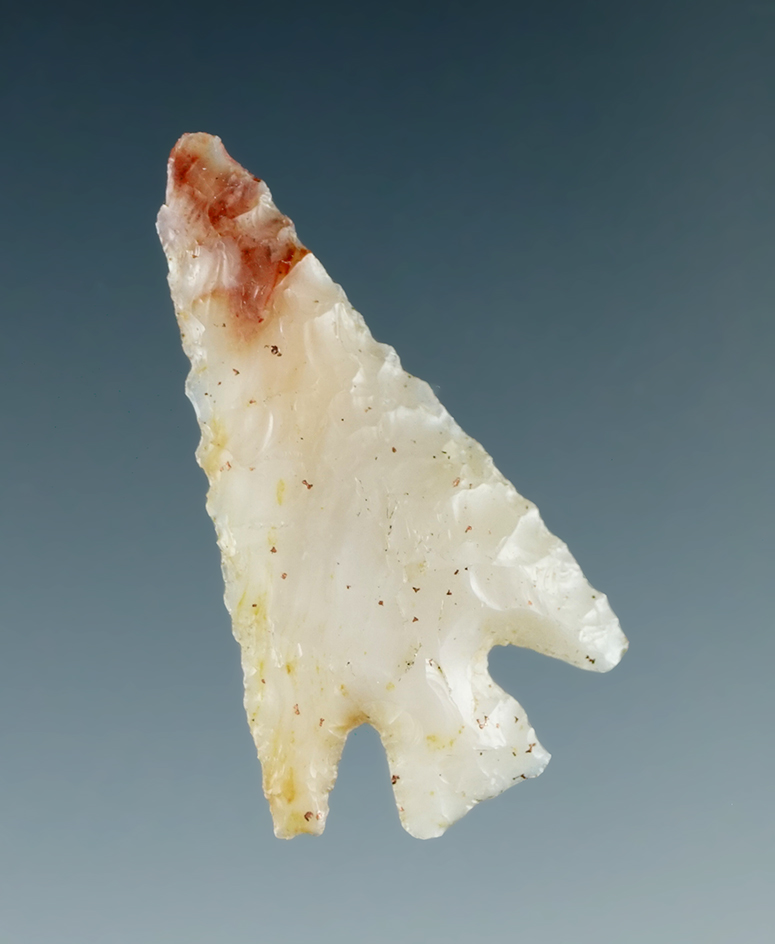 1 1/8" Columbia Plateau made from beautiful material, found near John Day, Oregon.