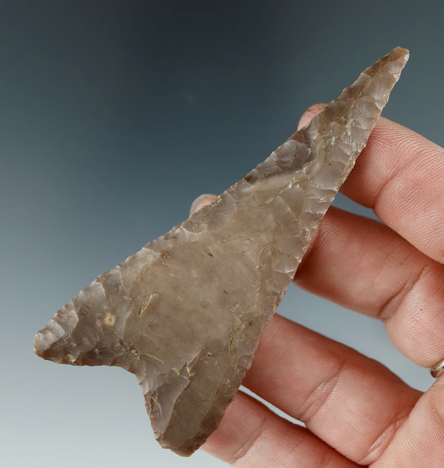 3 1/4" Mule Ear Knife made from Agate, found near the Columbia River.