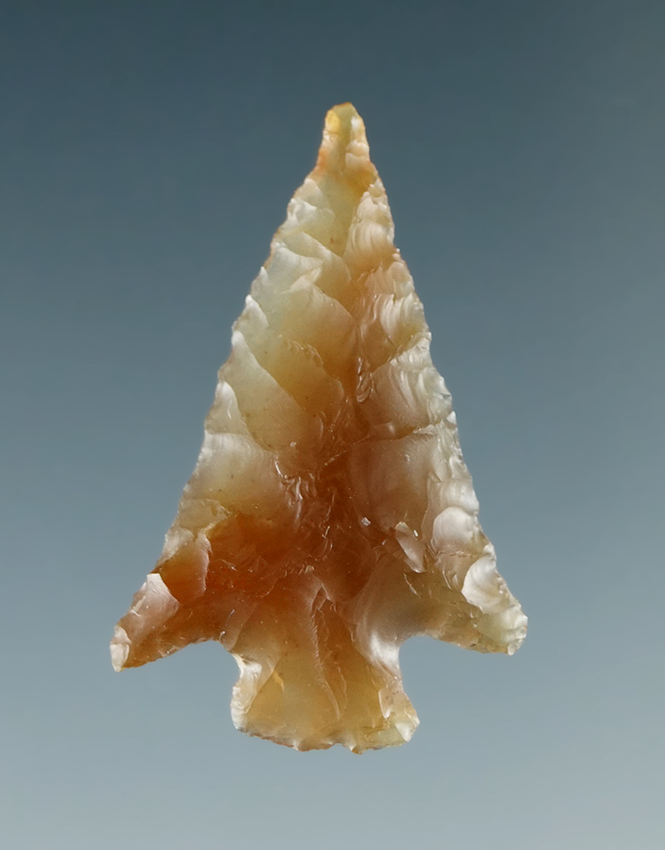 1 1/16" Semi-translucent Columbia Plateau found in Wasco Co., Oregon.