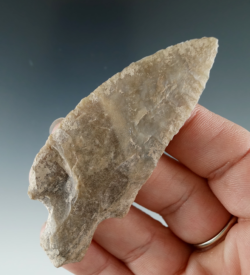3" Square Stem Knife (Possibly Paleo-Cody) made from Agate, found near the Columbia River.