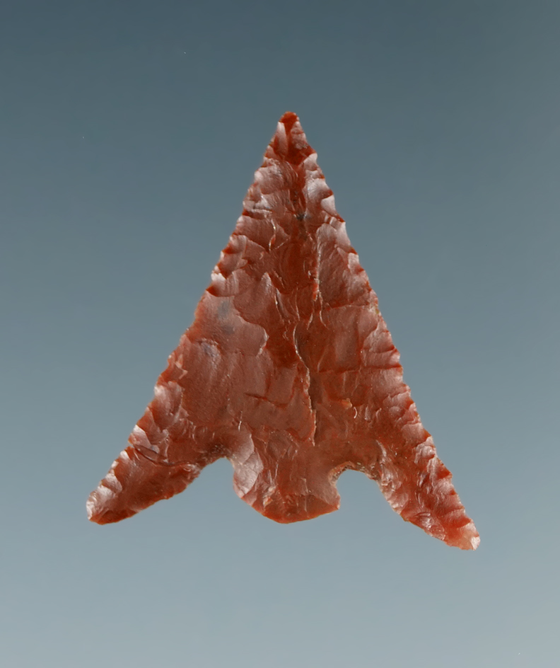 13/16" Columbia Plateau made from red Jasper, found near the Columbia River.