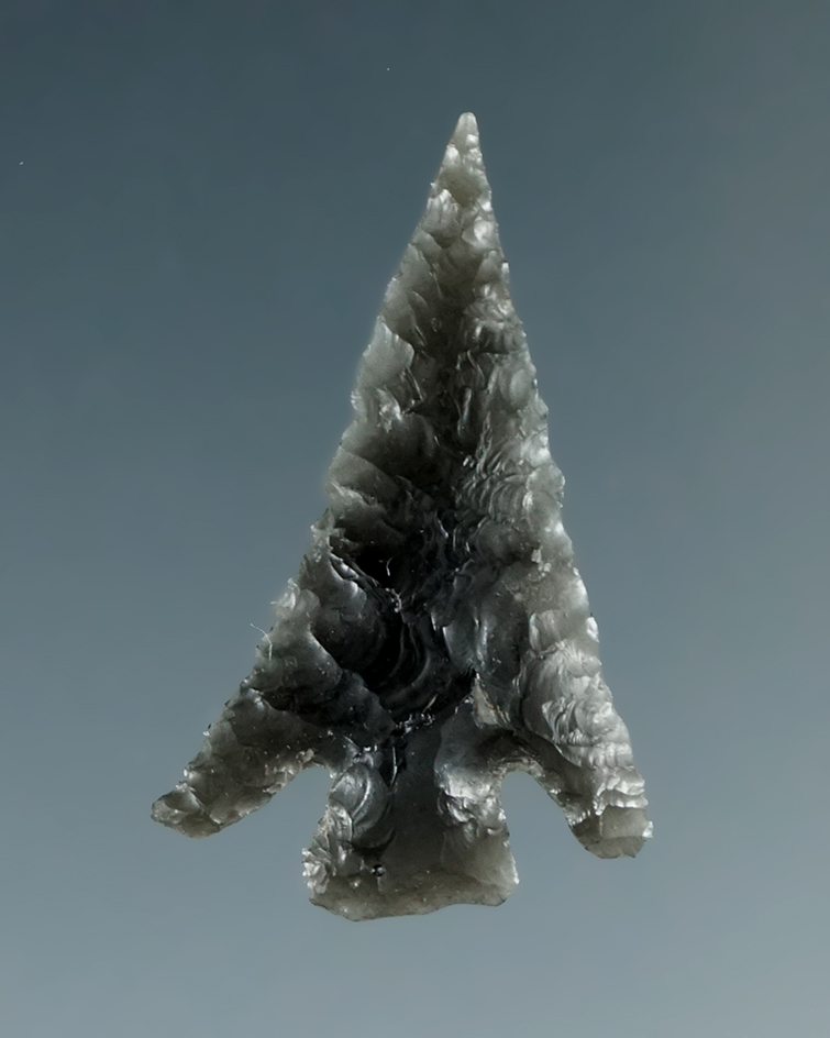 1" Columbia Plateau made from Obsidian, found near the Columbia River.