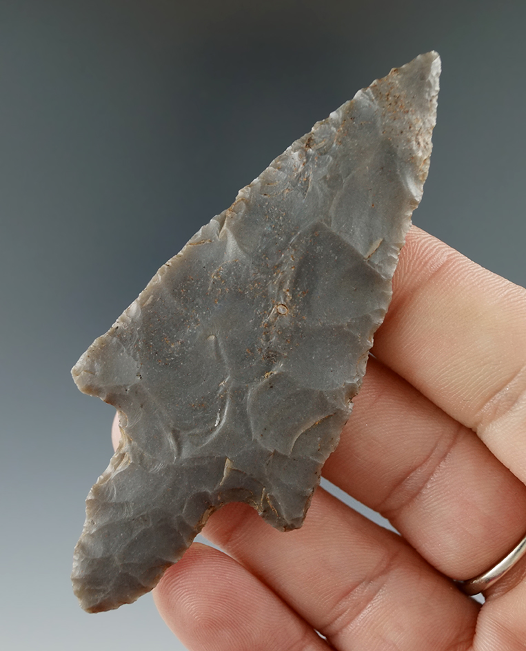 3 1/4" Adena found in Kentucky made from Hornstone.