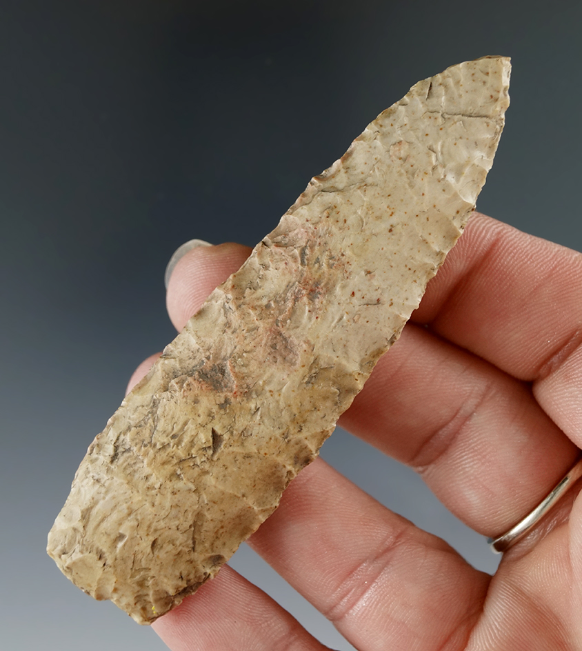 3 3/8" Nebo Hill found in Jasper County Illinois.