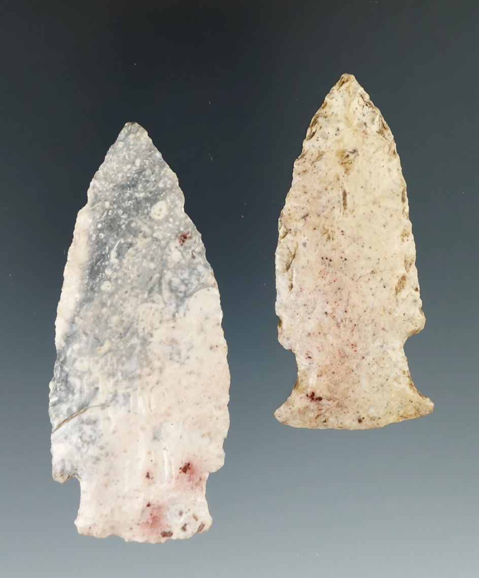 Pair of Knives found in Illinois, largest is 3 1/8".