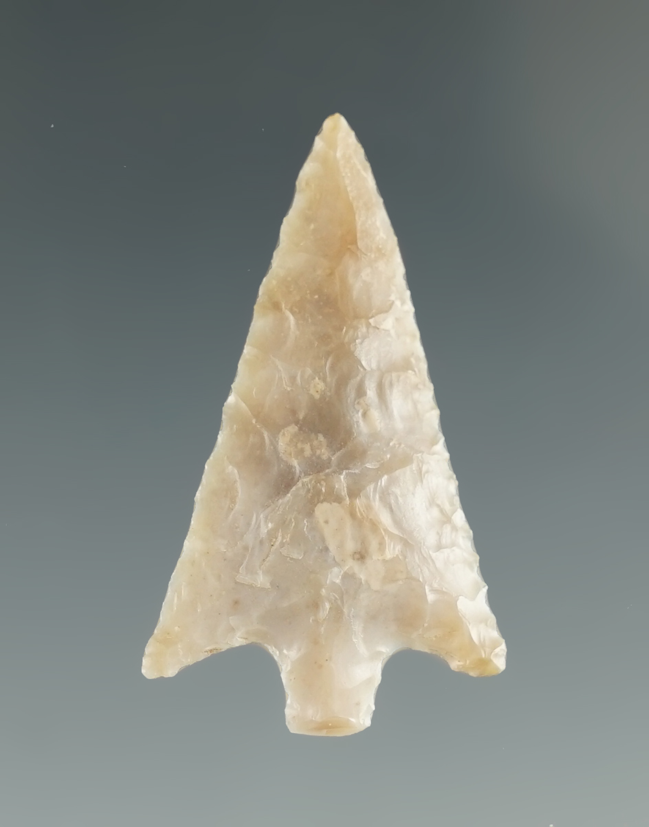 1 3/16" Wallula Gap made from gray Agate. Found near the Columbia River, OR.