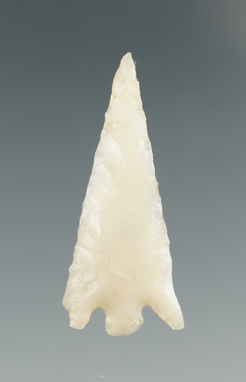 1 3/16" Columbia Plateau made from translucent white Agate. Found near the Columbia River, OR.