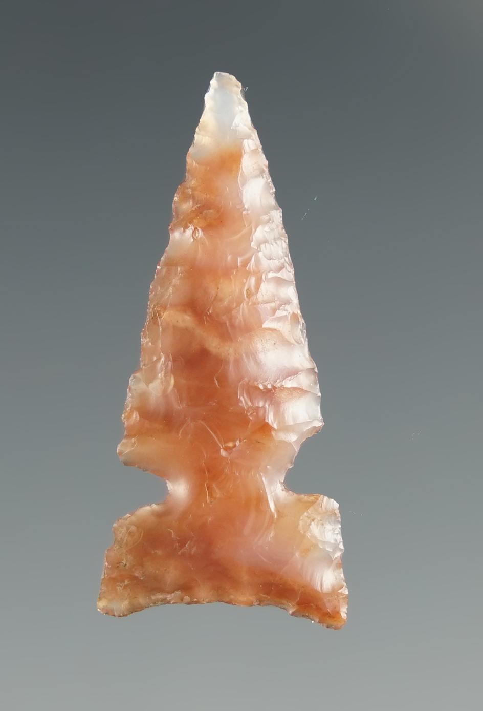 1 1/8" Desert Sidenotch made from translucent brown and clear Agate. Columbia River, OR.