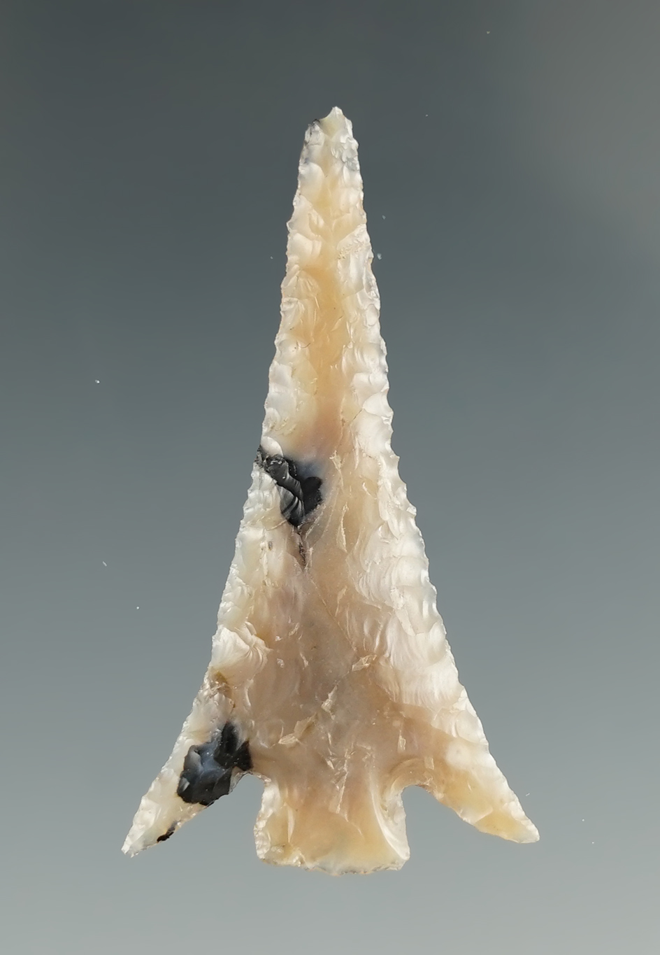 1 1/2" Columbia Plateau made from translucent cream Agate. Found near the Columbia River, OR.