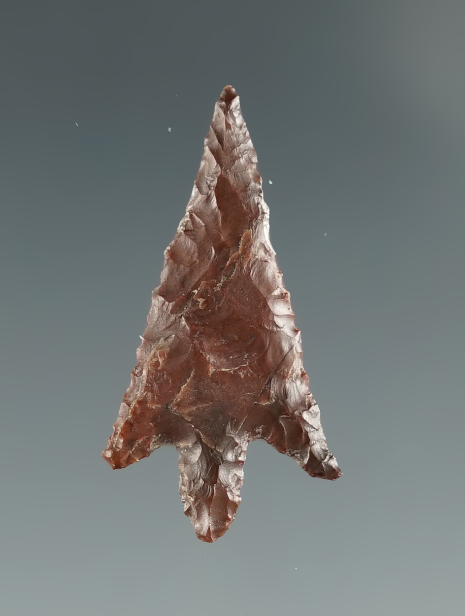 1" Columbia Plateau made from brown Jasper. Found near the Columbia River, OR.