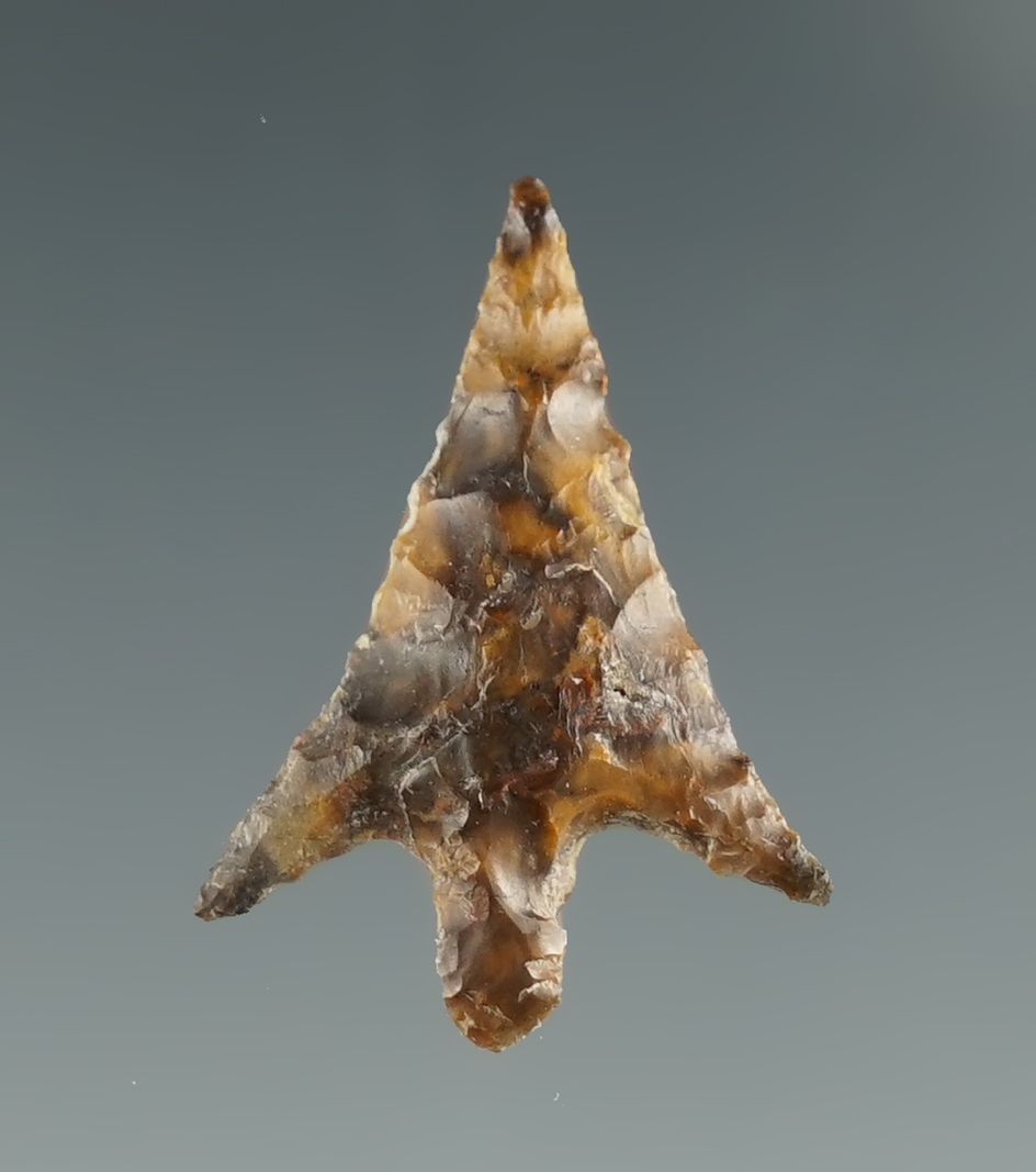 7/8" Columbia Plateau made from brown and tan Jasper. Found near the Columbia River, OR.