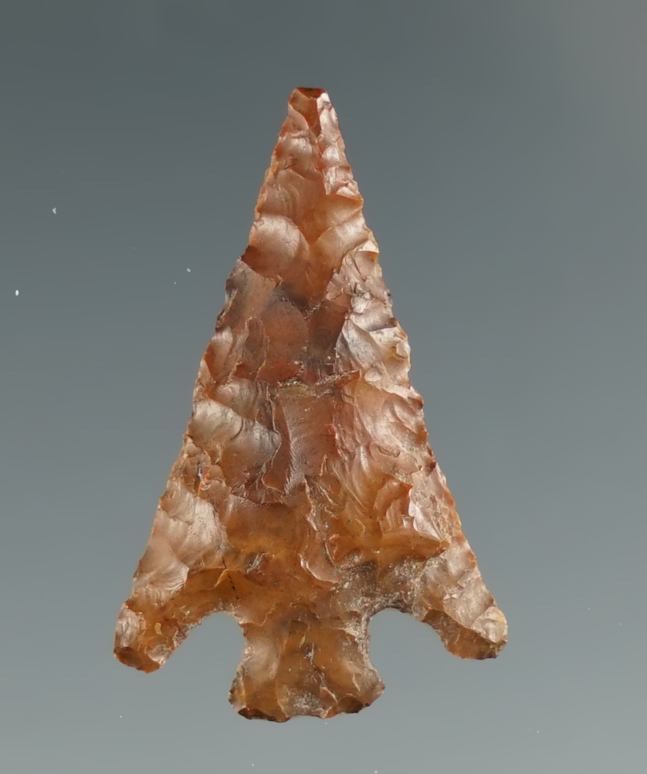 1 1/8" Columbia Plateau made from brown Jasper. Found near the Columbia River, OR.