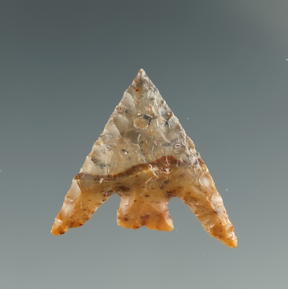 13/16" Columbia Plateau made from brown and gray Jasper. Found near the Columbia River, OR.