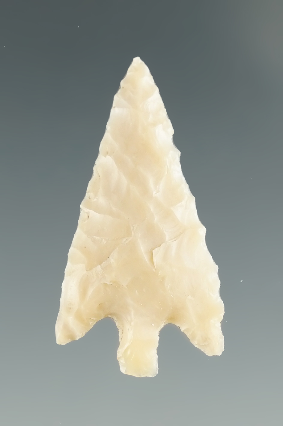 1 1/8" Columbia Plateau made from white Agate. Found near the Columbia River, OR.