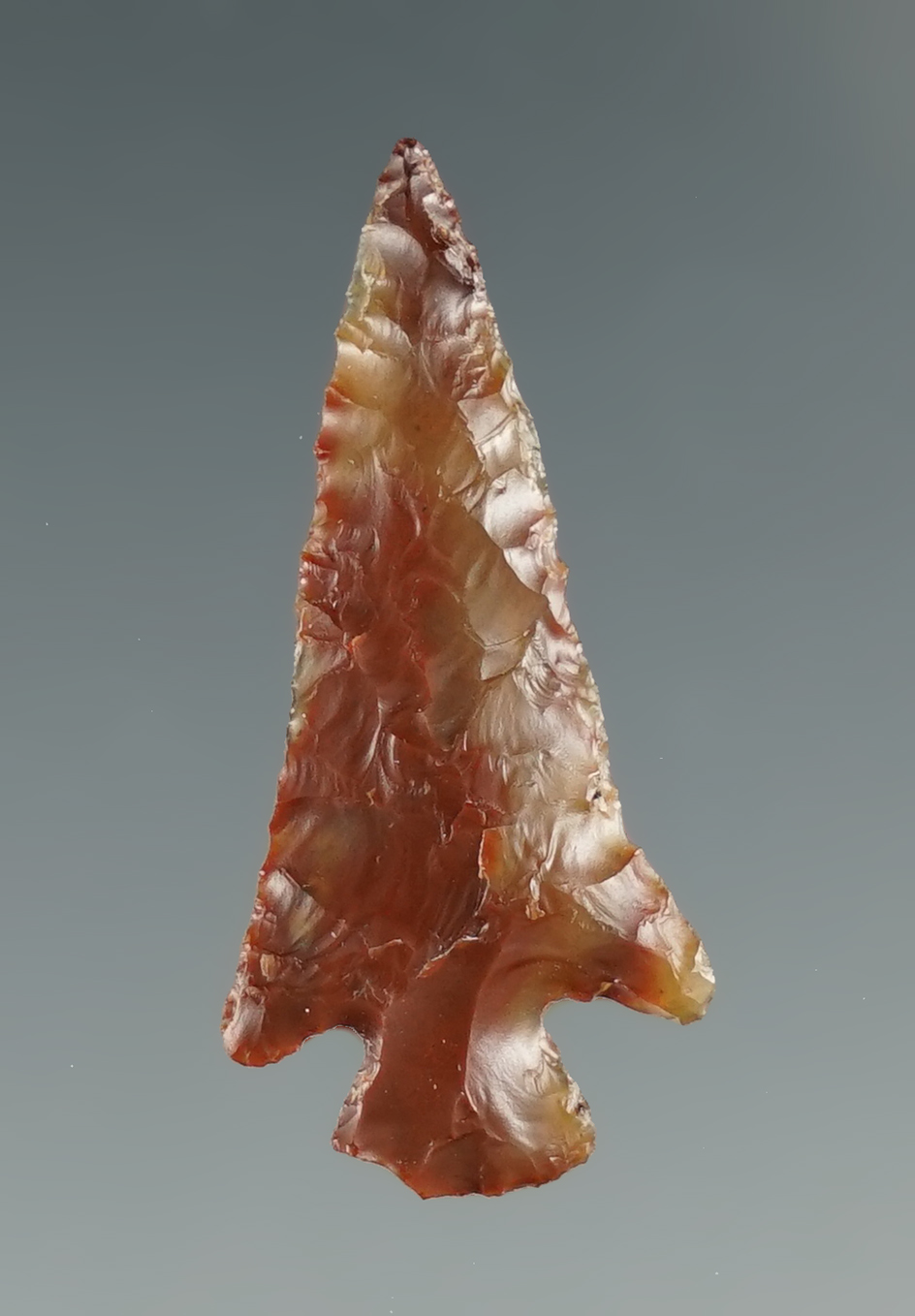 1 3/16" Rose Spring made from translucent caramel Agate. Found near the Columbia River, OR.