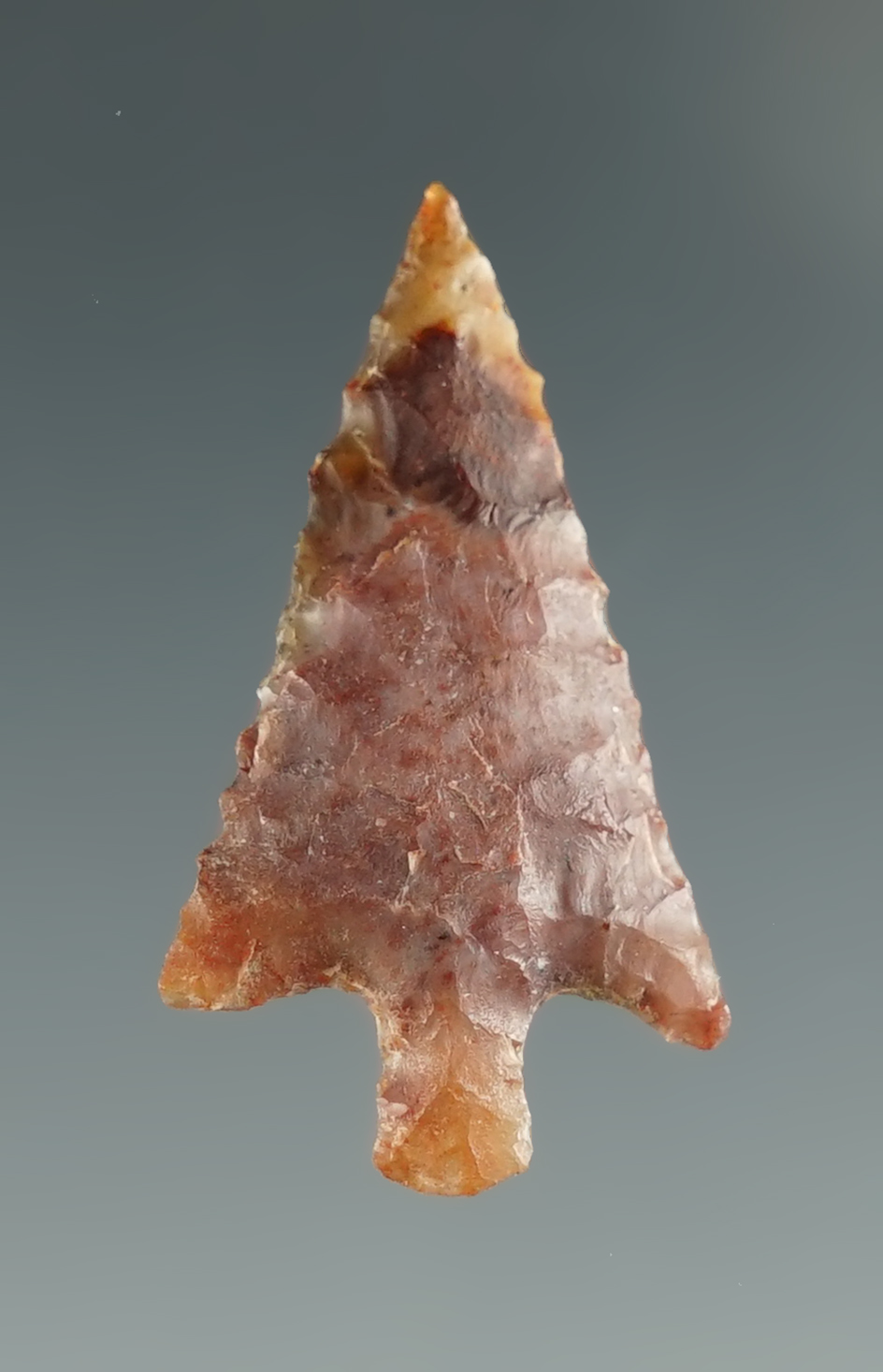 1 1/16" Wallula Gap made from red and brown Jasper. Found near the Columbia River, OR.