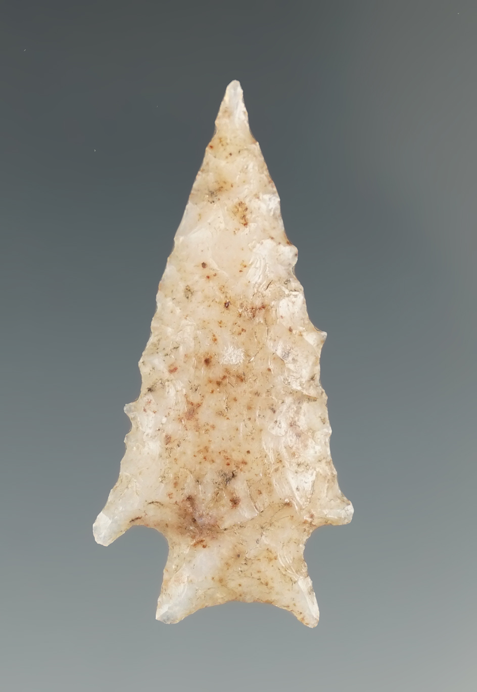 1 5/8" Snake River made from pink and white Agate. Found near the Columbia River, OR. Pictured!