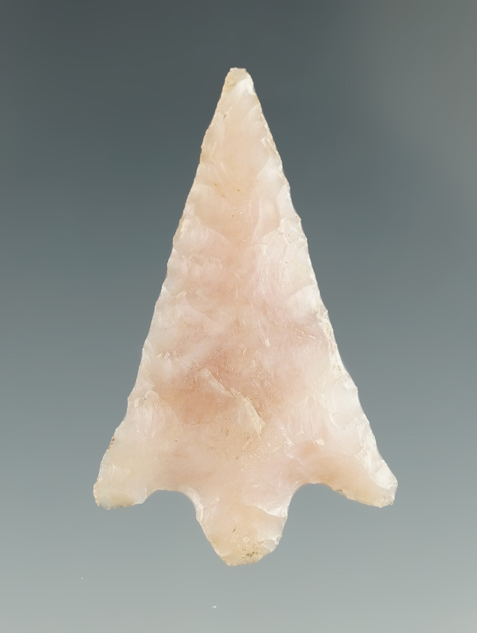 1 7/16" Wallula Gap made from cream Agate. Found near the Columbia River, OR.