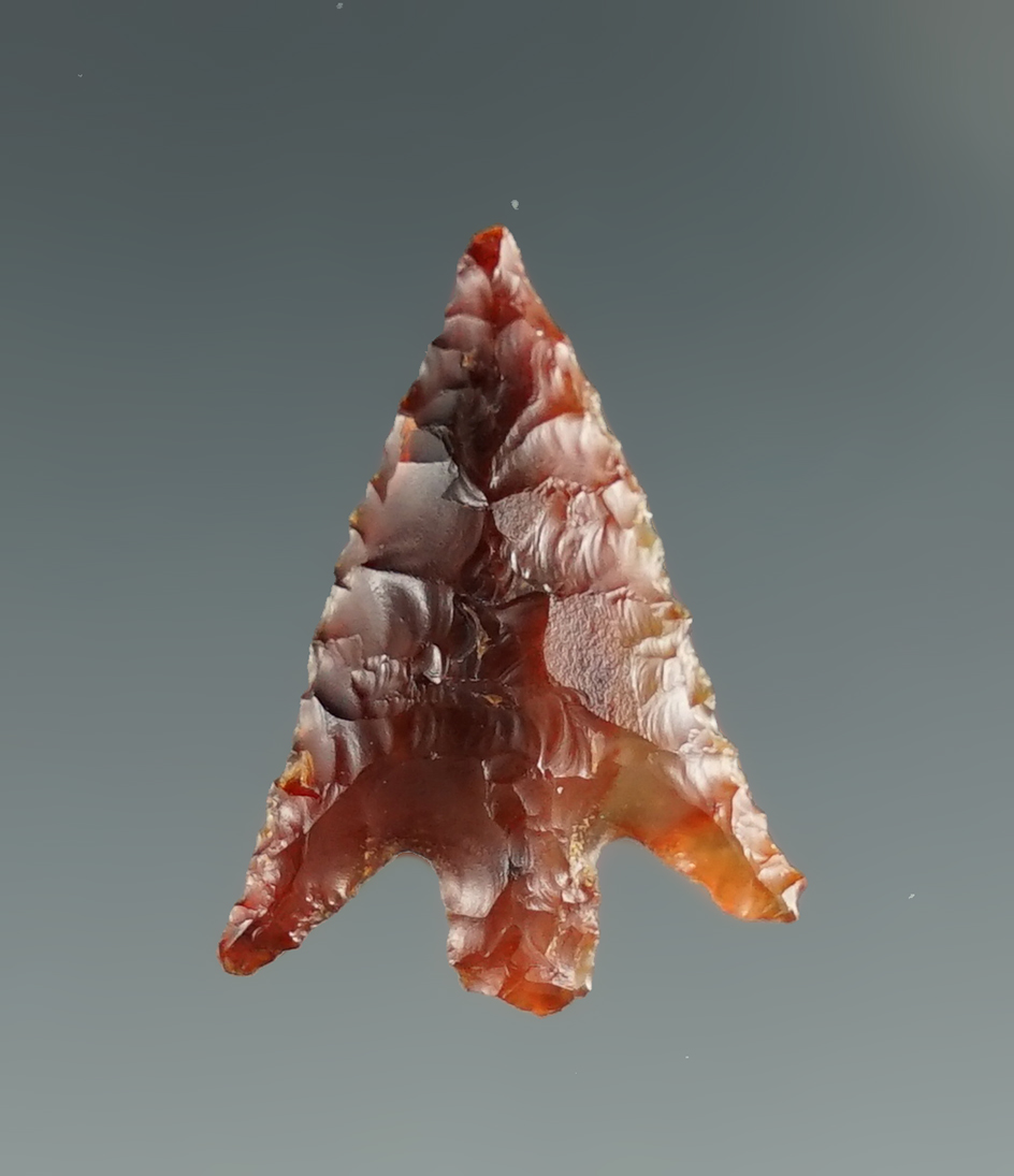 13/16" Columbia Plateau made from orange Carnelian Agate "Gem". Columbia River, OR.