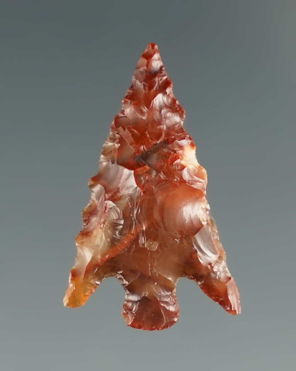 15/16" Columbia Plateau made from translucent brown Agate. Found near the Columbia River, OR.