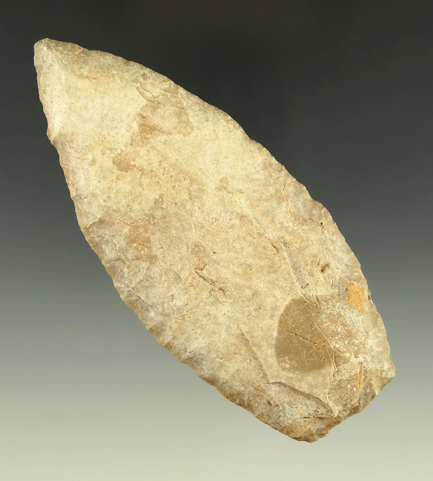 4 9/16" San Gabriel Knife found in Texas that is nicely patinated.