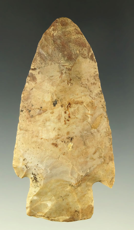 3 3/16" Stemmed Knife found in Kentucky with a restored tip.