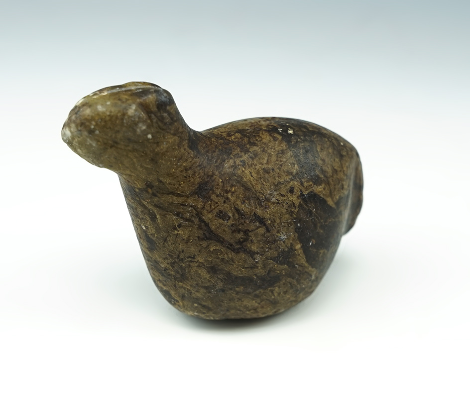 Nicely styled 1 3/4" tall Llama Canopa found in Peru. The body is undrilled.