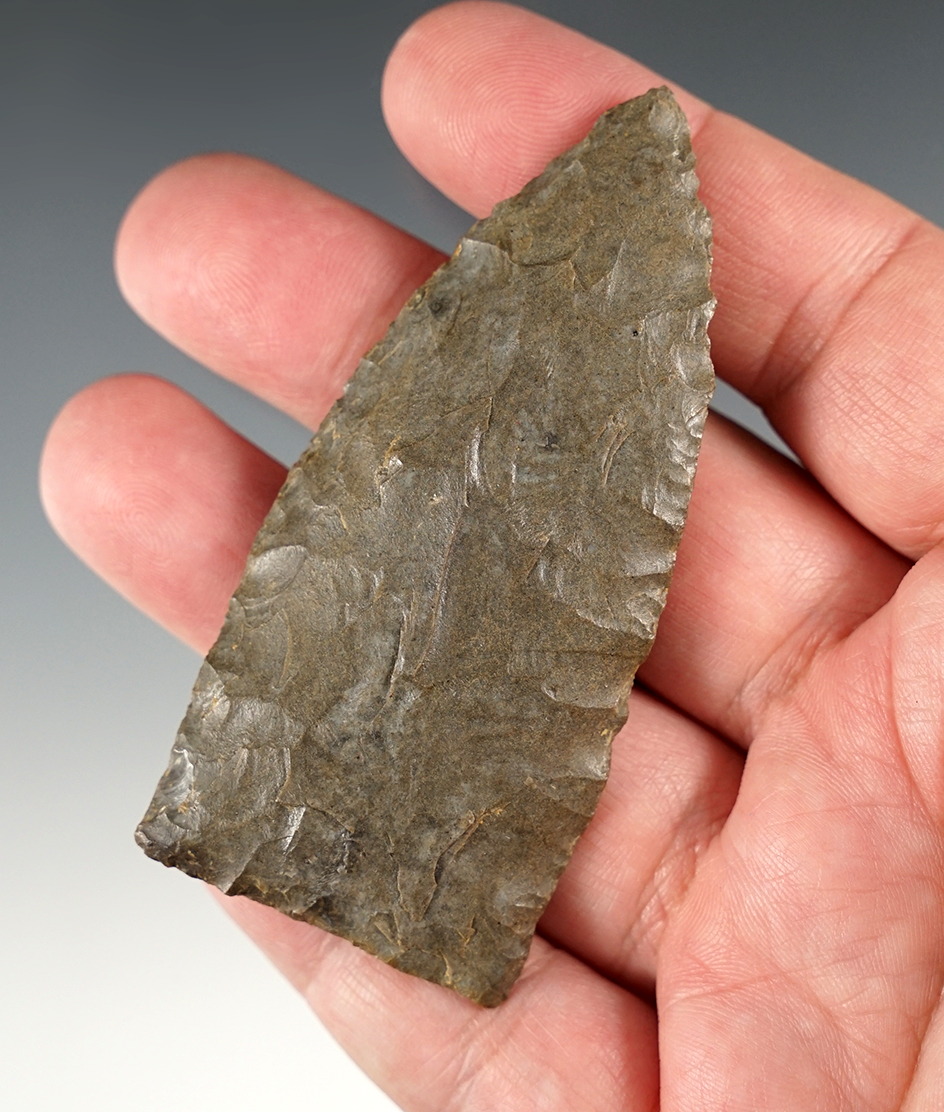 Superb 3 1/4" Copena Triangular found by J.R. Dalton in Pulaski Co., Kentucky.