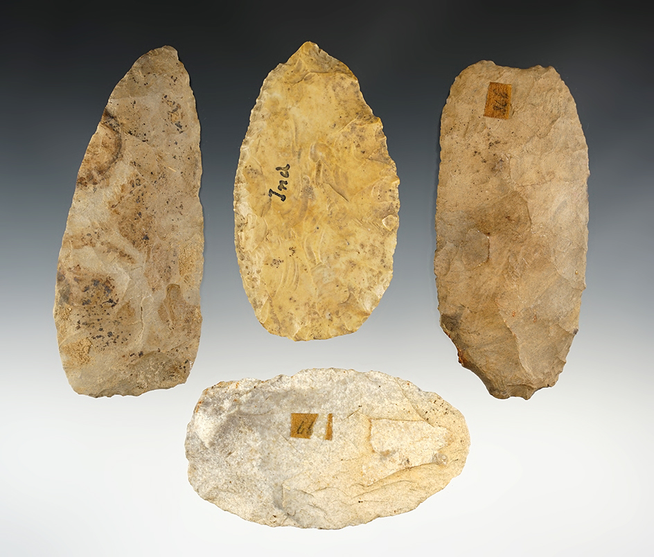 Set of 4 Midwest Knives in nice condition. The largest is 4 5/8".