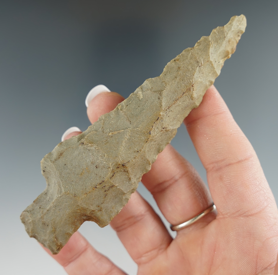 4 3/8" Stemmed Knife found in Mason Co., Kentucky.