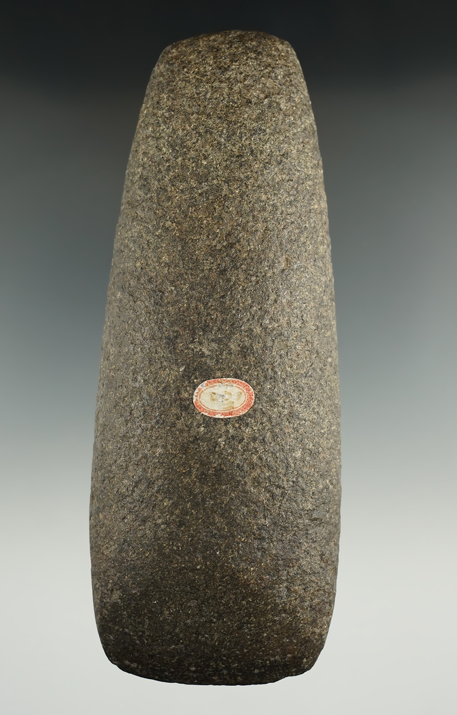 6 1/8" Hardstone Celt in good condition with nice use wear to the bit area.Huron Co., Ohio.