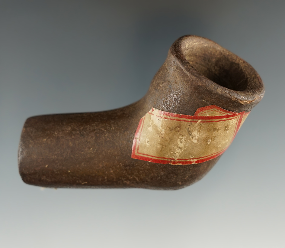 3 3/8" Historic era Pipe found near Lake Huron. Circa A.D. 1400-1600s in nice condition.