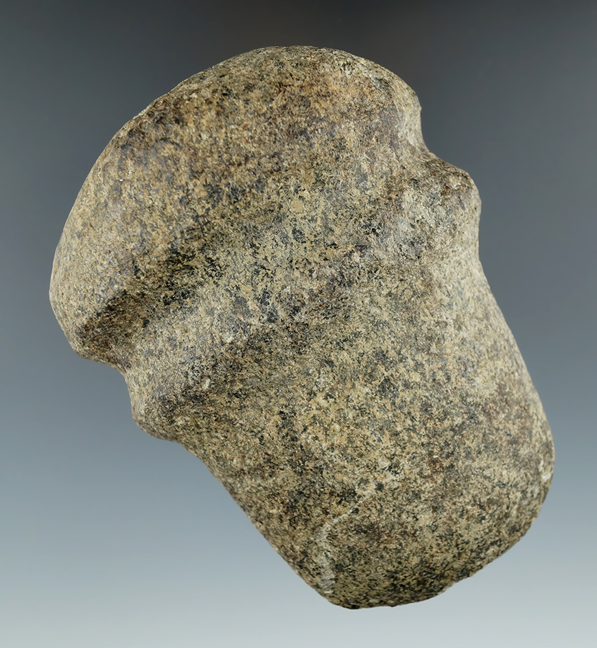 4 3/4" Miami River Axe found in Ohio. Ex. Fred Havens, Scott Swanger collections. Partain COA.